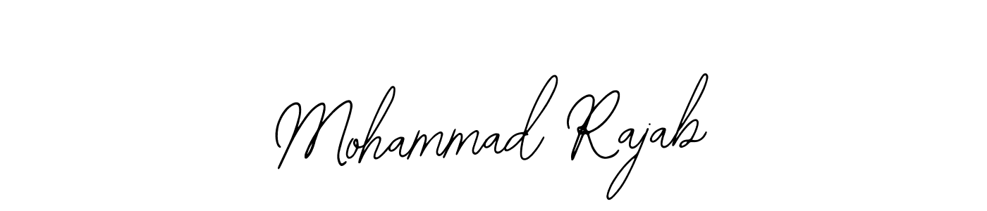 How to Draw Mohammad Rajab signature style? Bearetta-2O07w is a latest design signature styles for name Mohammad Rajab. Mohammad Rajab signature style 12 images and pictures png