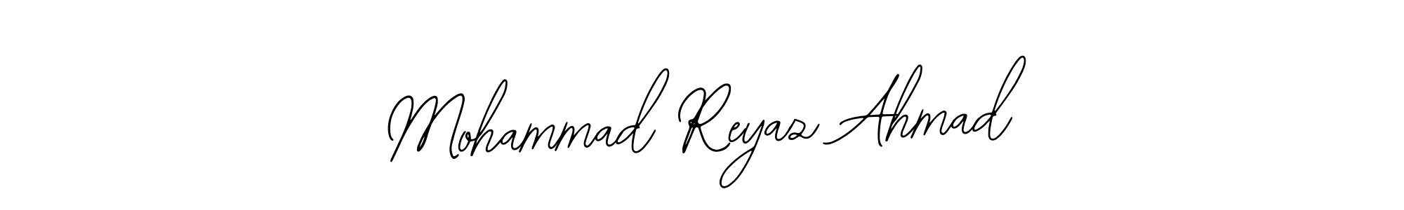 Create a beautiful signature design for name Mohammad Reyaz Ahmad. With this signature (Bearetta-2O07w) fonts, you can make a handwritten signature for free. Mohammad Reyaz Ahmad signature style 12 images and pictures png