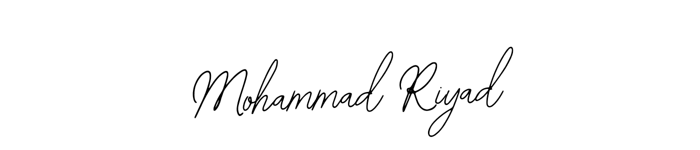 Use a signature maker to create a handwritten signature online. With this signature software, you can design (Bearetta-2O07w) your own signature for name Mohammad Riyad. Mohammad Riyad signature style 12 images and pictures png