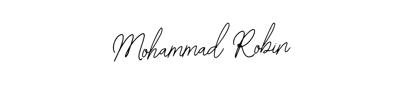 How to Draw Mohammad Robin signature style? Bearetta-2O07w is a latest design signature styles for name Mohammad Robin. Mohammad Robin signature style 12 images and pictures png