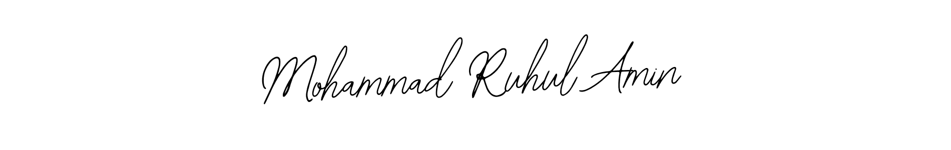 You should practise on your own different ways (Bearetta-2O07w) to write your name (Mohammad Ruhul Amin) in signature. don't let someone else do it for you. Mohammad Ruhul Amin signature style 12 images and pictures png