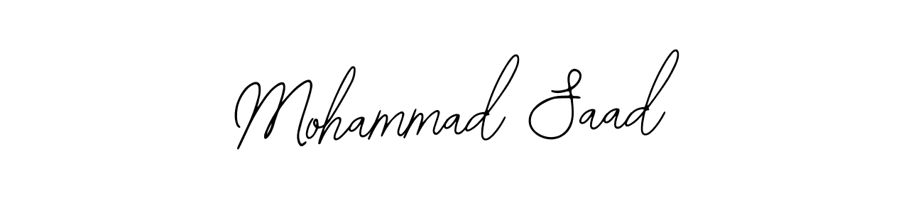 Use a signature maker to create a handwritten signature online. With this signature software, you can design (Bearetta-2O07w) your own signature for name Mohammad Saad. Mohammad Saad signature style 12 images and pictures png