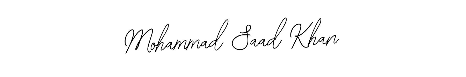 It looks lik you need a new signature style for name Mohammad Saad Khan. Design unique handwritten (Bearetta-2O07w) signature with our free signature maker in just a few clicks. Mohammad Saad Khan signature style 12 images and pictures png