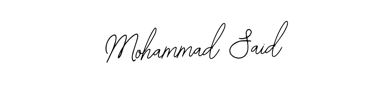 if you are searching for the best signature style for your name Mohammad Said. so please give up your signature search. here we have designed multiple signature styles  using Bearetta-2O07w. Mohammad Said signature style 12 images and pictures png