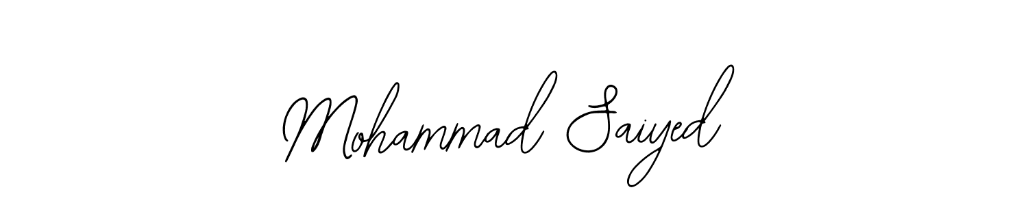 How to make Mohammad Saiyed signature? Bearetta-2O07w is a professional autograph style. Create handwritten signature for Mohammad Saiyed name. Mohammad Saiyed signature style 12 images and pictures png