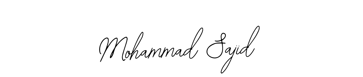 It looks lik you need a new signature style for name Mohammad Sajid. Design unique handwritten (Bearetta-2O07w) signature with our free signature maker in just a few clicks. Mohammad Sajid signature style 12 images and pictures png