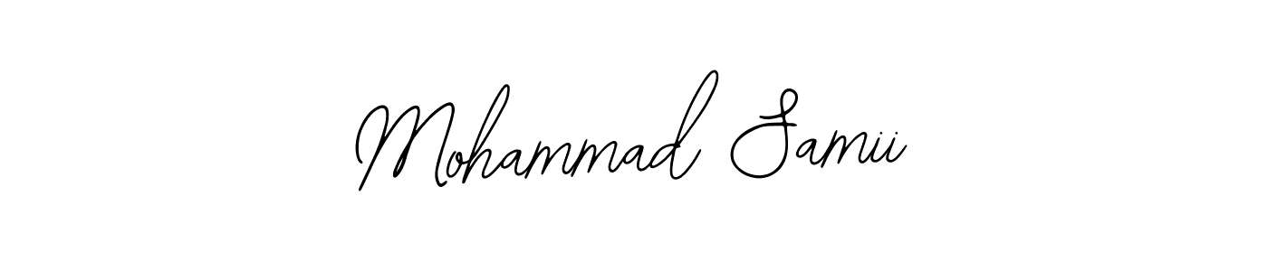 This is the best signature style for the Mohammad Samii name. Also you like these signature font (Bearetta-2O07w). Mix name signature. Mohammad Samii signature style 12 images and pictures png