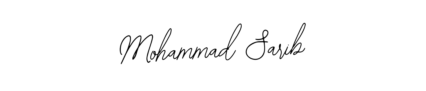 Make a beautiful signature design for name Mohammad Sarib. With this signature (Bearetta-2O07w) style, you can create a handwritten signature for free. Mohammad Sarib signature style 12 images and pictures png