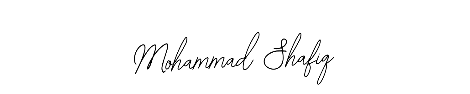 Design your own signature with our free online signature maker. With this signature software, you can create a handwritten (Bearetta-2O07w) signature for name Mohammad Shafiq. Mohammad Shafiq signature style 12 images and pictures png