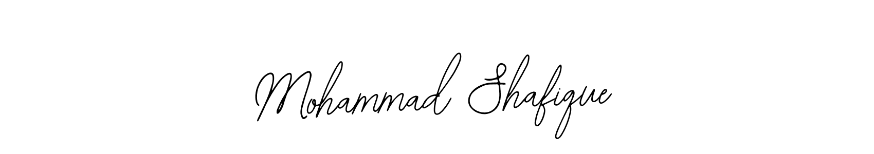 Use a signature maker to create a handwritten signature online. With this signature software, you can design (Bearetta-2O07w) your own signature for name Mohammad Shafique. Mohammad Shafique signature style 12 images and pictures png