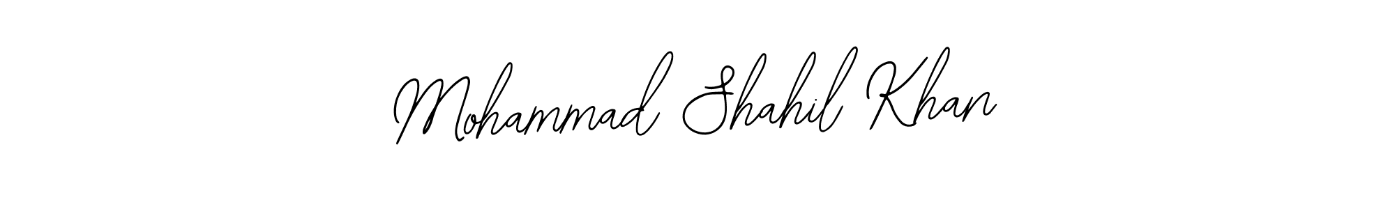 Use a signature maker to create a handwritten signature online. With this signature software, you can design (Bearetta-2O07w) your own signature for name Mohammad Shahil Khan. Mohammad Shahil Khan signature style 12 images and pictures png