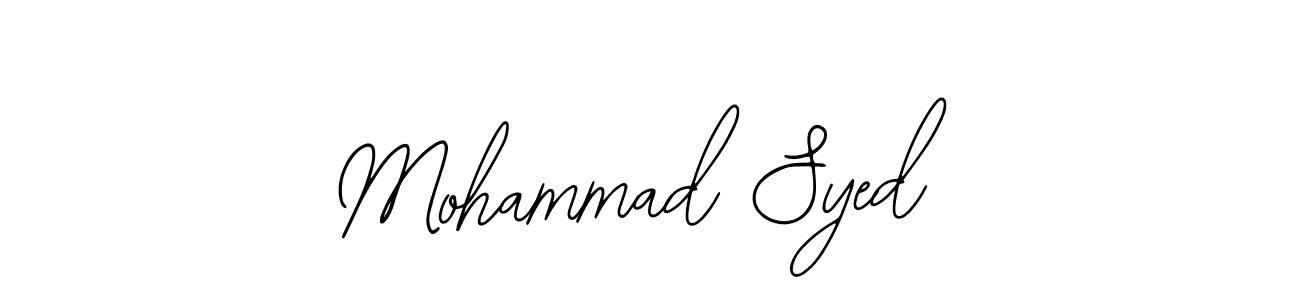 Mohammad Syed stylish signature style. Best Handwritten Sign (Bearetta-2O07w) for my name. Handwritten Signature Collection Ideas for my name Mohammad Syed. Mohammad Syed signature style 12 images and pictures png