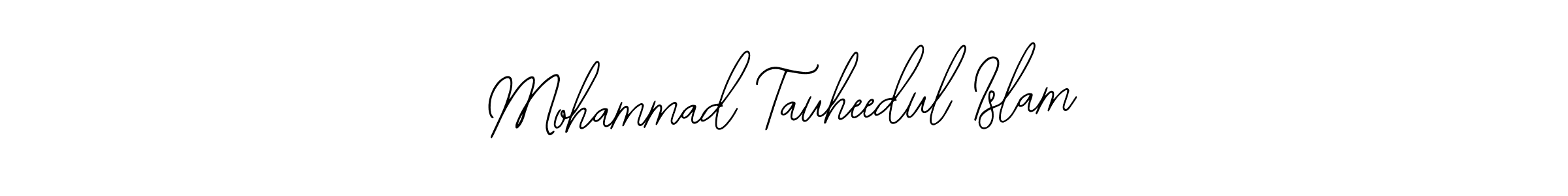 This is the best signature style for the Mohammad Tauheedul Islam name. Also you like these signature font (Bearetta-2O07w). Mix name signature. Mohammad Tauheedul Islam signature style 12 images and pictures png