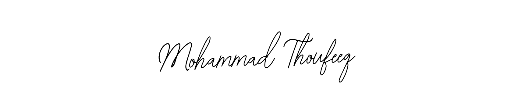 This is the best signature style for the Mohammad Thoufeeq name. Also you like these signature font (Bearetta-2O07w). Mix name signature. Mohammad Thoufeeq signature style 12 images and pictures png