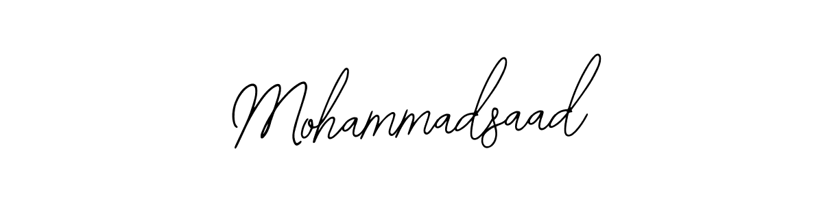 if you are searching for the best signature style for your name Mohammadsaad. so please give up your signature search. here we have designed multiple signature styles  using Bearetta-2O07w. Mohammadsaad signature style 12 images and pictures png