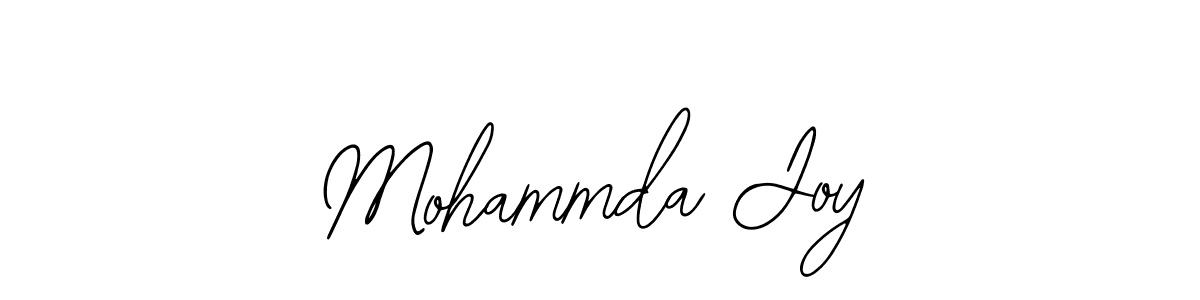 How to make Mohammda Joy name signature. Use Bearetta-2O07w style for creating short signs online. This is the latest handwritten sign. Mohammda Joy signature style 12 images and pictures png