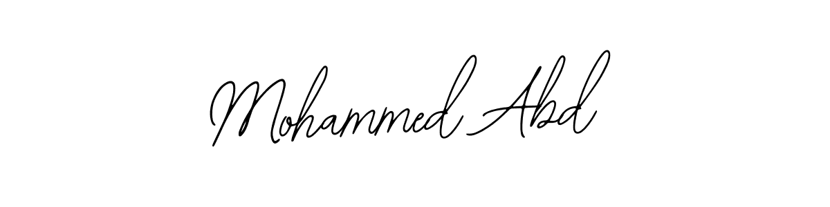 The best way (Bearetta-2O07w) to make a short signature is to pick only two or three words in your name. The name Mohammed Abd include a total of six letters. For converting this name. Mohammed Abd signature style 12 images and pictures png