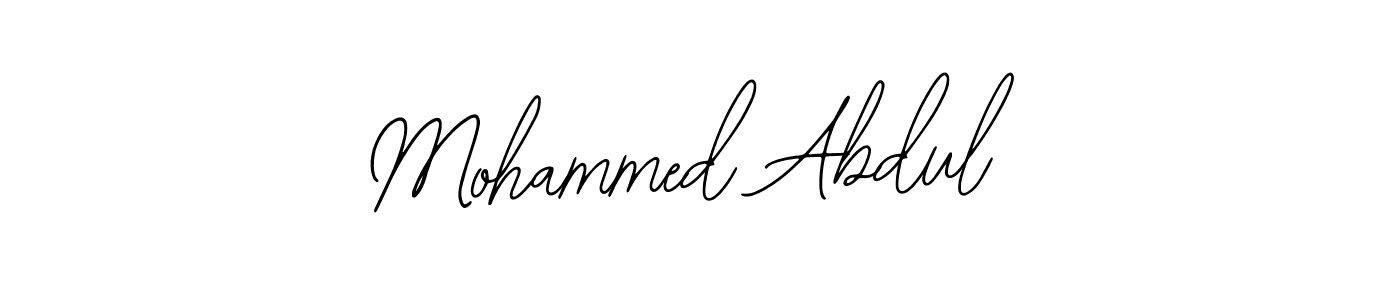 Mohammed Abdul stylish signature style. Best Handwritten Sign (Bearetta-2O07w) for my name. Handwritten Signature Collection Ideas for my name Mohammed Abdul. Mohammed Abdul signature style 12 images and pictures png