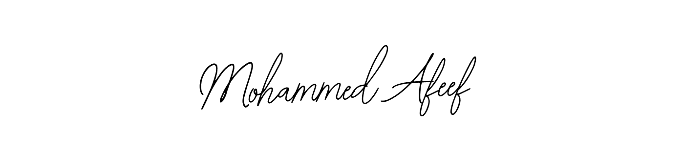 Make a beautiful signature design for name Mohammed Afeef. With this signature (Bearetta-2O07w) style, you can create a handwritten signature for free. Mohammed Afeef signature style 12 images and pictures png