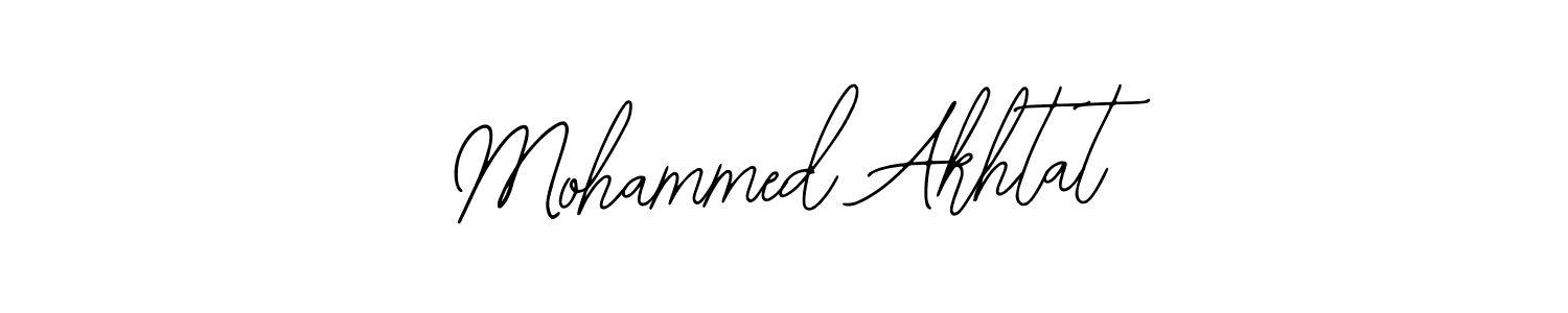 Use a signature maker to create a handwritten signature online. With this signature software, you can design (Bearetta-2O07w) your own signature for name Mohammed Akhtat. Mohammed Akhtat signature style 12 images and pictures png