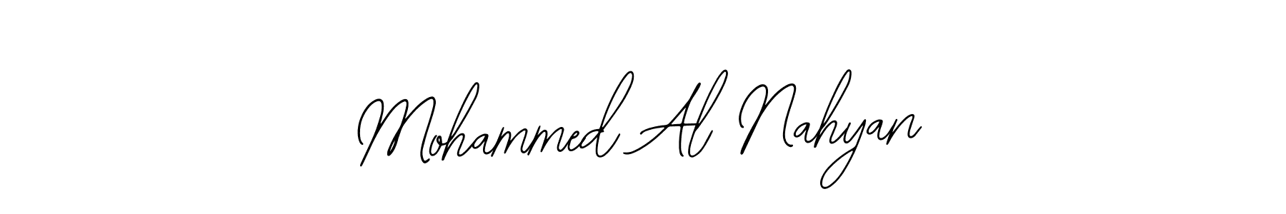 How to Draw Mohammed Al Nahyan signature style? Bearetta-2O07w is a latest design signature styles for name Mohammed Al Nahyan. Mohammed Al Nahyan signature style 12 images and pictures png