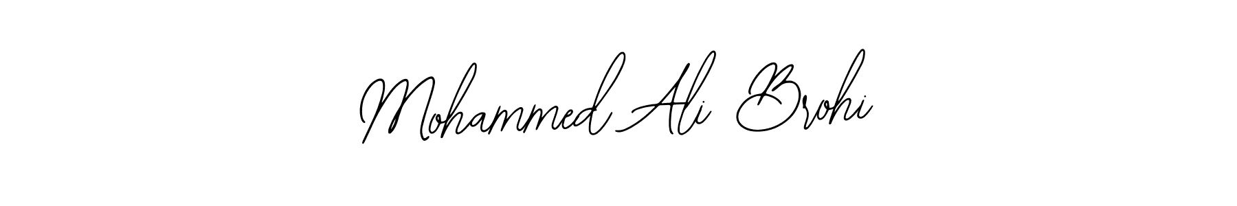 Make a beautiful signature design for name Mohammed Ali Brohi. Use this online signature maker to create a handwritten signature for free. Mohammed Ali Brohi signature style 12 images and pictures png