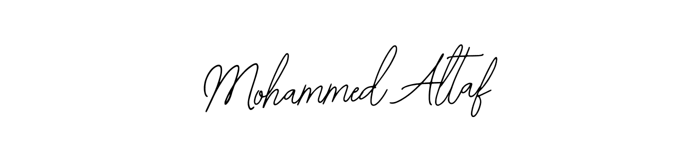 How to make Mohammed Altaf name signature. Use Bearetta-2O07w style for creating short signs online. This is the latest handwritten sign. Mohammed Altaf signature style 12 images and pictures png