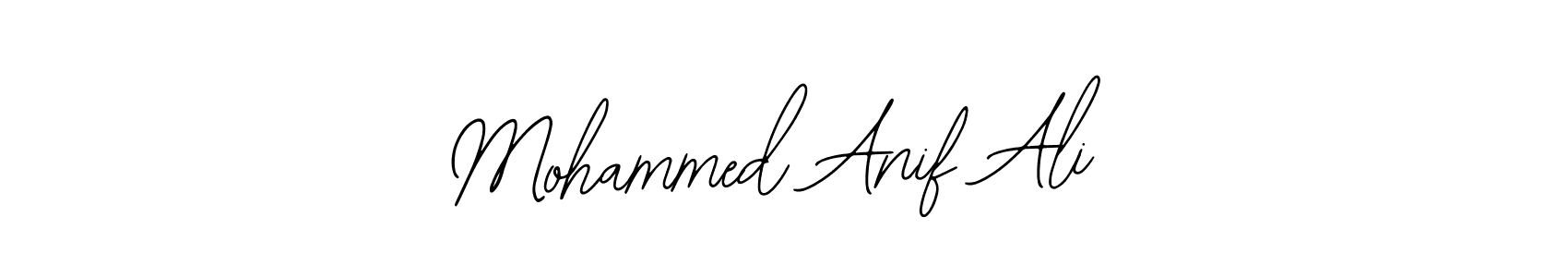 if you are searching for the best signature style for your name Mohammed Anif Ali. so please give up your signature search. here we have designed multiple signature styles  using Bearetta-2O07w. Mohammed Anif Ali signature style 12 images and pictures png