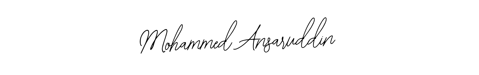 Use a signature maker to create a handwritten signature online. With this signature software, you can design (Bearetta-2O07w) your own signature for name Mohammed Ansaruddin. Mohammed Ansaruddin signature style 12 images and pictures png