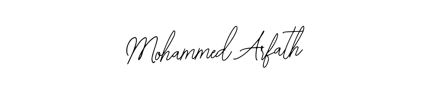 How to Draw Mohammed Arfath signature style? Bearetta-2O07w is a latest design signature styles for name Mohammed Arfath. Mohammed Arfath signature style 12 images and pictures png