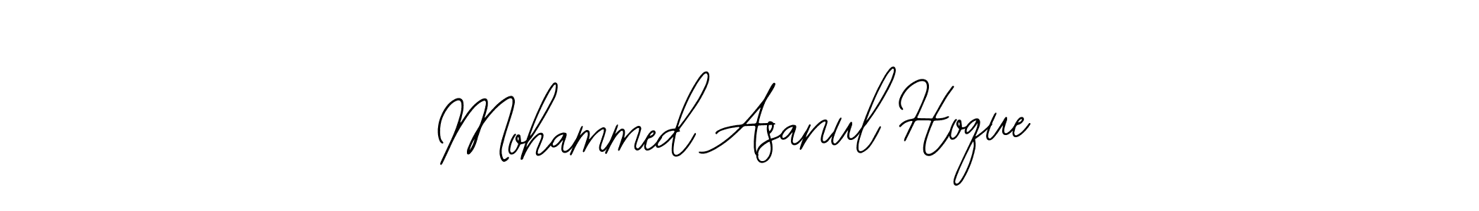 Create a beautiful signature design for name Mohammed Asanul Hoque. With this signature (Bearetta-2O07w) fonts, you can make a handwritten signature for free. Mohammed Asanul Hoque signature style 12 images and pictures png