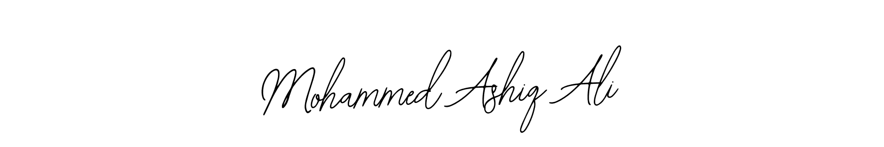How to Draw Mohammed Ashiq Ali signature style? Bearetta-2O07w is a latest design signature styles for name Mohammed Ashiq Ali. Mohammed Ashiq Ali signature style 12 images and pictures png