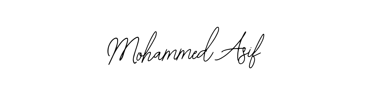 Use a signature maker to create a handwritten signature online. With this signature software, you can design (Bearetta-2O07w) your own signature for name Mohammed Asif. Mohammed Asif signature style 12 images and pictures png