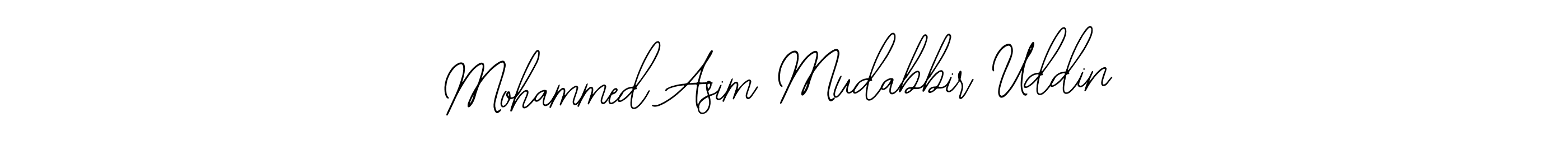 The best way (Bearetta-2O07w) to make a short signature is to pick only two or three words in your name. The name Mohammed Asim Mudabbir Uddin include a total of six letters. For converting this name. Mohammed Asim Mudabbir Uddin signature style 12 images and pictures png