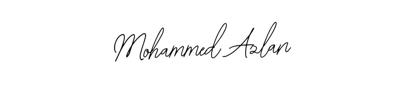 How to make Mohammed Azlan name signature. Use Bearetta-2O07w style for creating short signs online. This is the latest handwritten sign. Mohammed Azlan signature style 12 images and pictures png