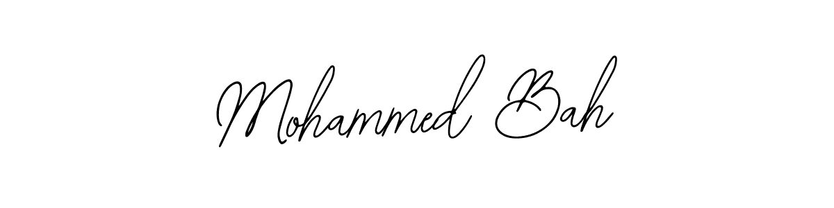 How to make Mohammed Bah signature? Bearetta-2O07w is a professional autograph style. Create handwritten signature for Mohammed Bah name. Mohammed Bah signature style 12 images and pictures png