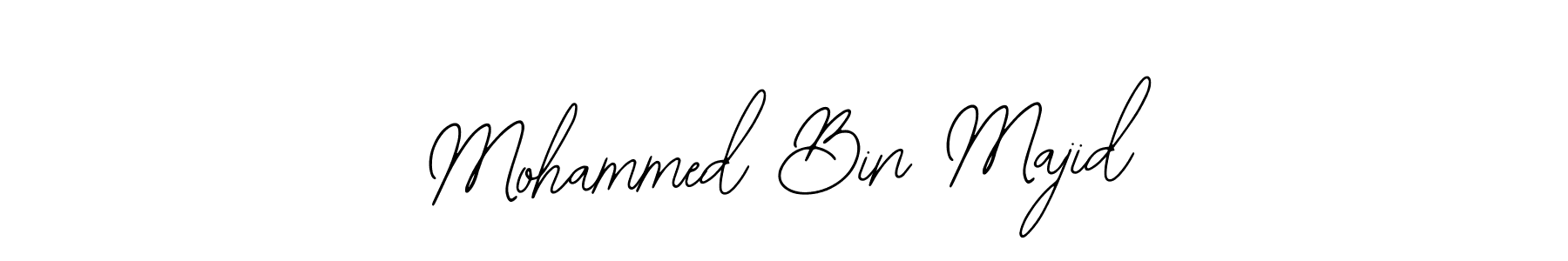 The best way (Bearetta-2O07w) to make a short signature is to pick only two or three words in your name. The name Mohammed Bin Majid include a total of six letters. For converting this name. Mohammed Bin Majid signature style 12 images and pictures png
