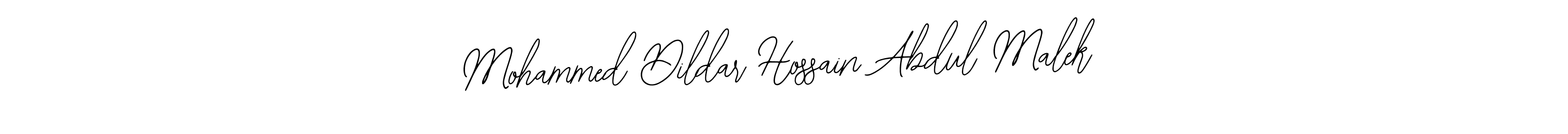 This is the best signature style for the Mohammed Dildar Hossain Abdul Malek name. Also you like these signature font (Bearetta-2O07w). Mix name signature. Mohammed Dildar Hossain Abdul Malek signature style 12 images and pictures png