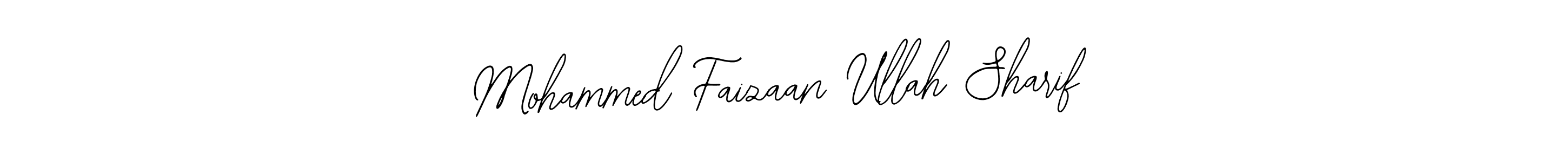 This is the best signature style for the Mohammed Faizaan Ullah Sharif name. Also you like these signature font (Bearetta-2O07w). Mix name signature. Mohammed Faizaan Ullah Sharif signature style 12 images and pictures png