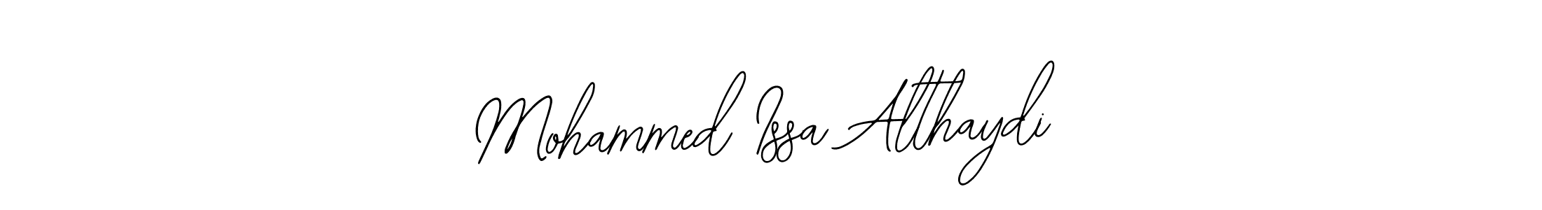 Make a beautiful signature design for name Mohammed Issa Althaydi. Use this online signature maker to create a handwritten signature for free. Mohammed Issa Althaydi signature style 12 images and pictures png