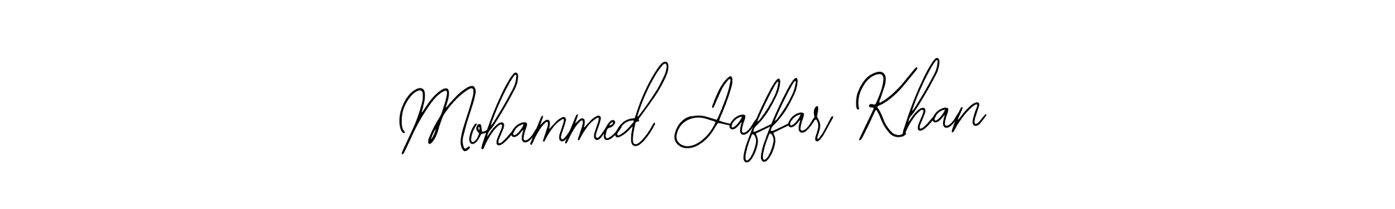 How to make Mohammed Jaffar Khan name signature. Use Bearetta-2O07w style for creating short signs online. This is the latest handwritten sign. Mohammed Jaffar Khan signature style 12 images and pictures png