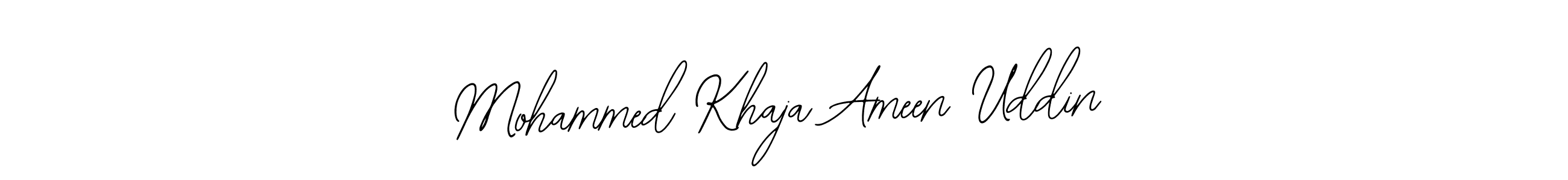 Make a beautiful signature design for name Mohammed Khaja Ameen Uddin. Use this online signature maker to create a handwritten signature for free. Mohammed Khaja Ameen Uddin signature style 12 images and pictures png