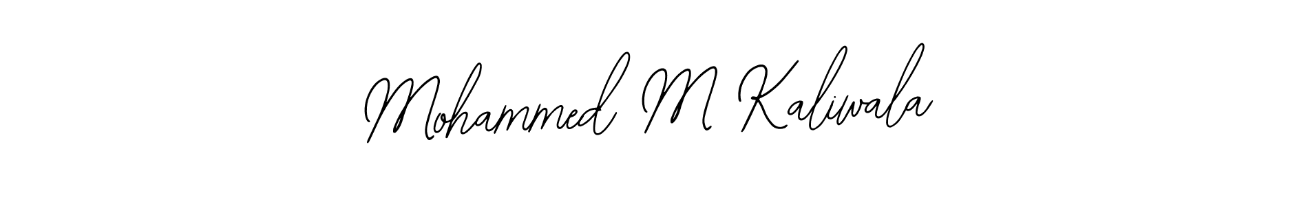 Create a beautiful signature design for name Mohammed M Kaliwala. With this signature (Bearetta-2O07w) fonts, you can make a handwritten signature for free. Mohammed M Kaliwala signature style 12 images and pictures png