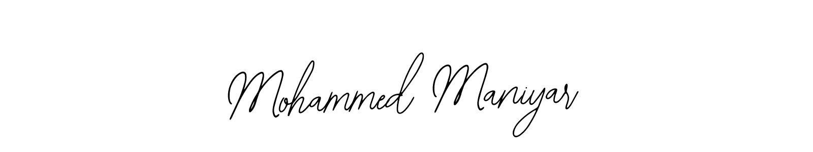 Mohammed Maniyar stylish signature style. Best Handwritten Sign (Bearetta-2O07w) for my name. Handwritten Signature Collection Ideas for my name Mohammed Maniyar. Mohammed Maniyar signature style 12 images and pictures png