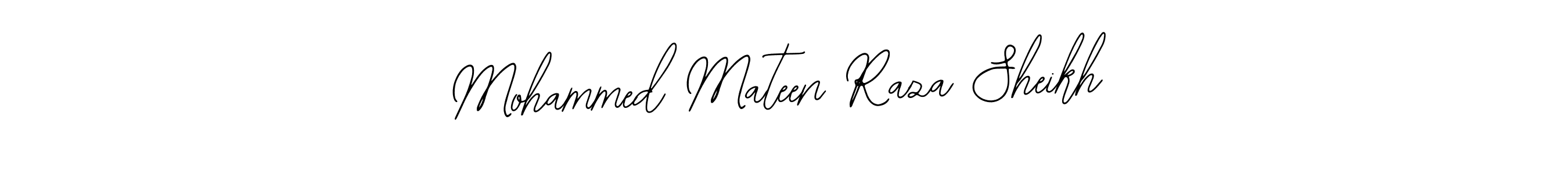 Make a beautiful signature design for name Mohammed Mateen Raza Sheikh. With this signature (Bearetta-2O07w) style, you can create a handwritten signature for free. Mohammed Mateen Raza Sheikh signature style 12 images and pictures png