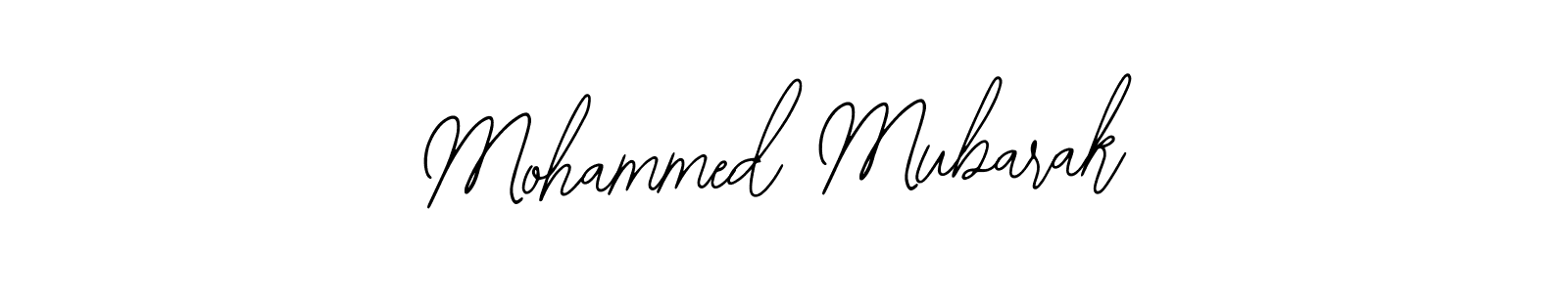 How to make Mohammed Mubarak signature? Bearetta-2O07w is a professional autograph style. Create handwritten signature for Mohammed Mubarak name. Mohammed Mubarak signature style 12 images and pictures png