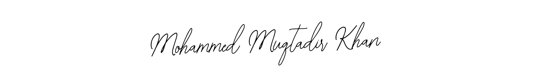 It looks lik you need a new signature style for name Mohammed Muqtadir Khan. Design unique handwritten (Bearetta-2O07w) signature with our free signature maker in just a few clicks. Mohammed Muqtadir Khan signature style 12 images and pictures png