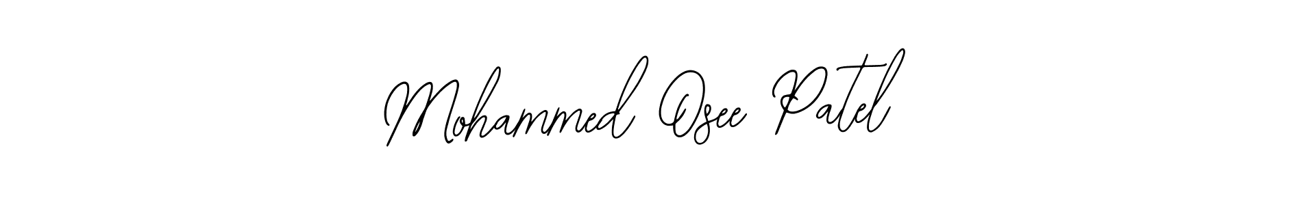 How to Draw Mohammed Osee Patel signature style? Bearetta-2O07w is a latest design signature styles for name Mohammed Osee Patel. Mohammed Osee Patel signature style 12 images and pictures png