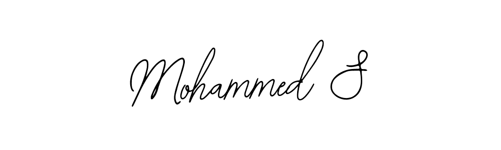 Make a beautiful signature design for name Mohammed S. With this signature (Bearetta-2O07w) style, you can create a handwritten signature for free. Mohammed S signature style 12 images and pictures png