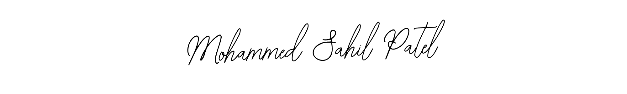 It looks lik you need a new signature style for name Mohammed Sahil Patel. Design unique handwritten (Bearetta-2O07w) signature with our free signature maker in just a few clicks. Mohammed Sahil Patel signature style 12 images and pictures png